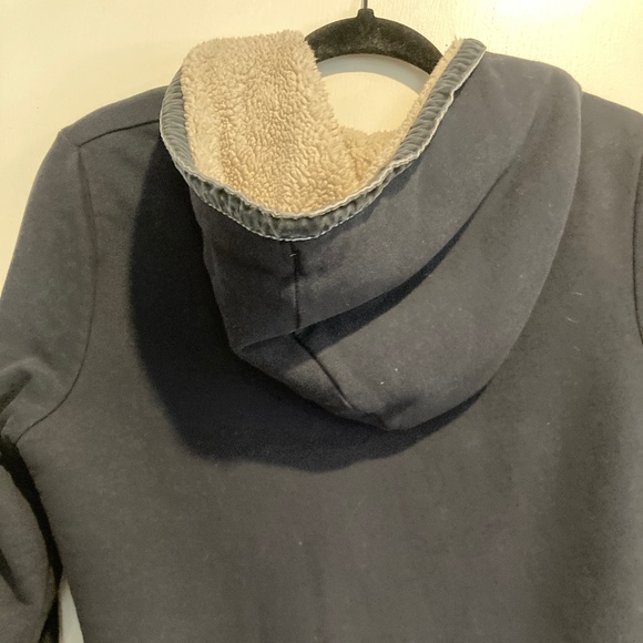 WINTER SALE! Boden Sherpa Lined Zip-Up Hoodie / US 4 - Picture 5 of 8